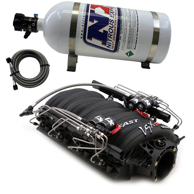 Colector Fast 102 para Culatas LS3/L92 con Kit Nitroso NX Shark Direct Port NX INTAKE011