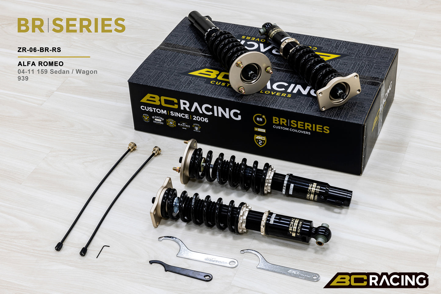 Suspensión de Muelles BC Racing ZR-06-BR-RS para Alfa Romeo 159 939 2004-2011 - Imagen 2