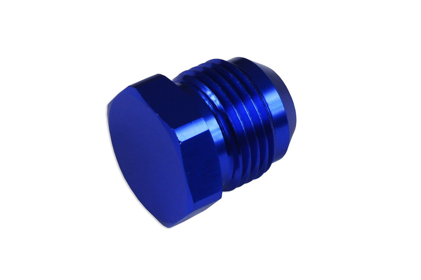 Racor AN -10 AN10 JIC Abocardado, Adaptador de Tapón Hexagonal Azul - Imagen 4