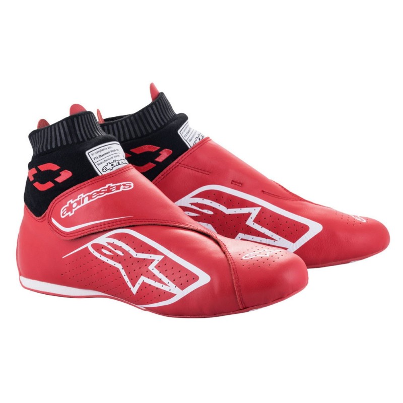 BOTA ALPINESTARS ROJAS TALLA 42 HOMBRE