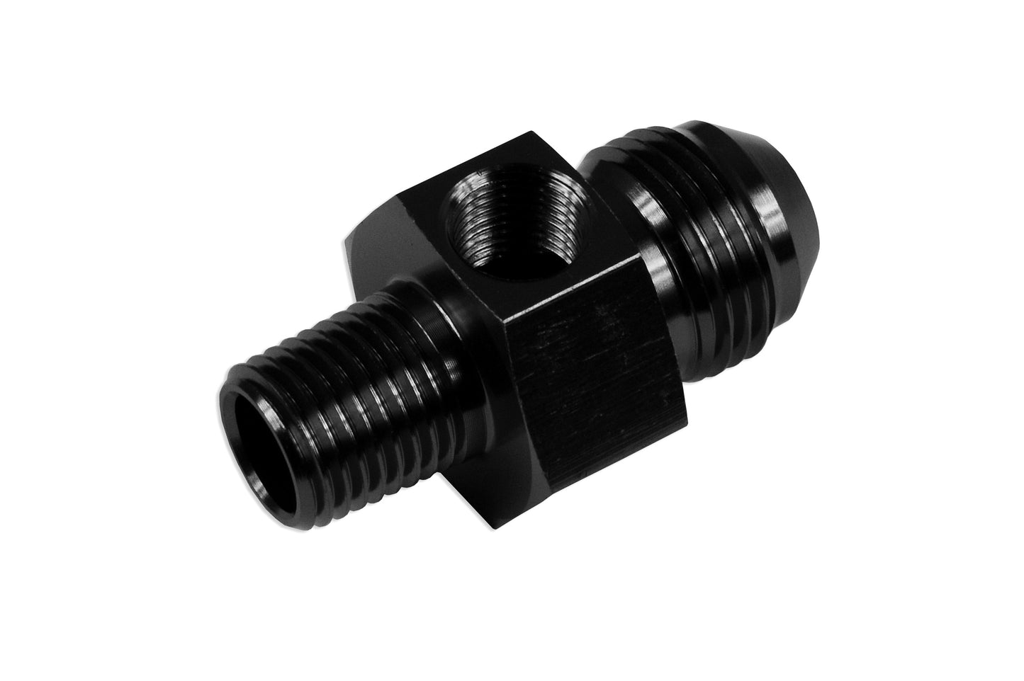 Adaptador de Combustible AN6 AN -6 a 1/4 NPT y 1/8 NPT, Negro - Imagen 4