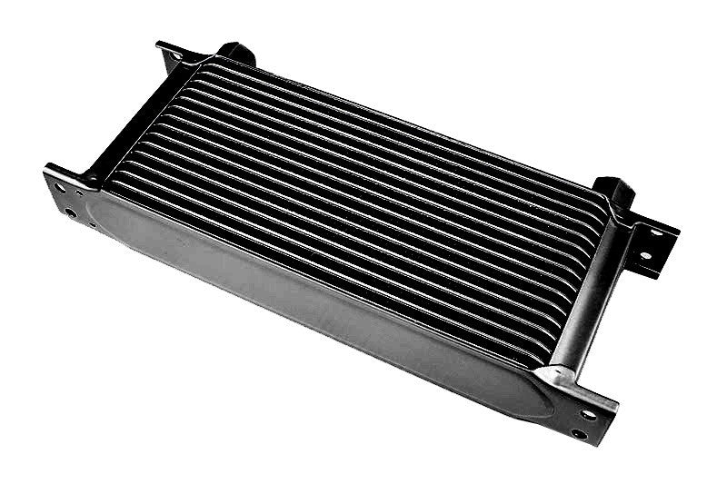 Radiador de Aceite 16 Filas, Racores Hembra 1/2", Negro - Imagen 4