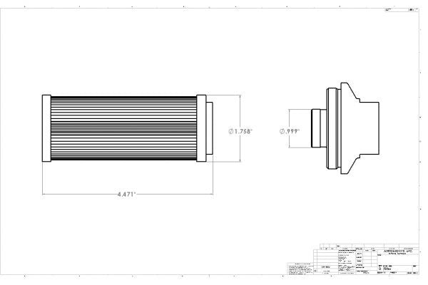 Aeromotive 12302 Filtro de Combustible Pro-Series 100 Micrones ORB-12 - Imagen 6