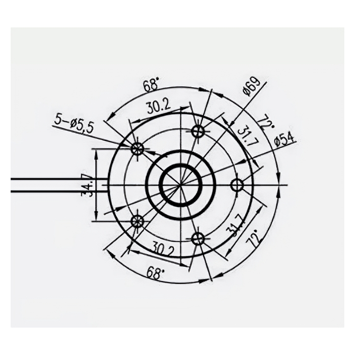 Sensor Nivel Combustible FMIC.EU 0–190 Ohm 250mm - Imagen 3