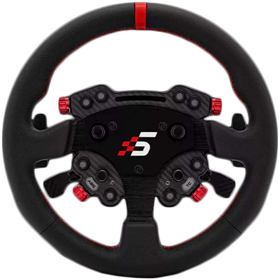 Volante GT 330mm de Cuero Tipo R, SIMAGIC GT Pro Hub(K) y Levas - Imagen 2