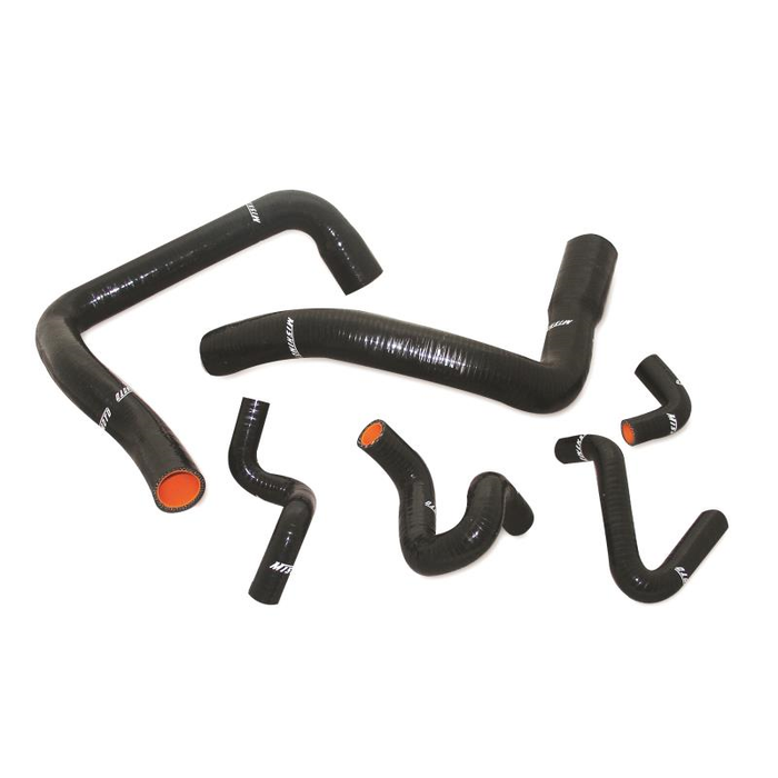 Manguitos de Radiador de Silicona Mishimoto MMHOSE-MUS-86BK para Ford Mustang GT 86-93 Negro