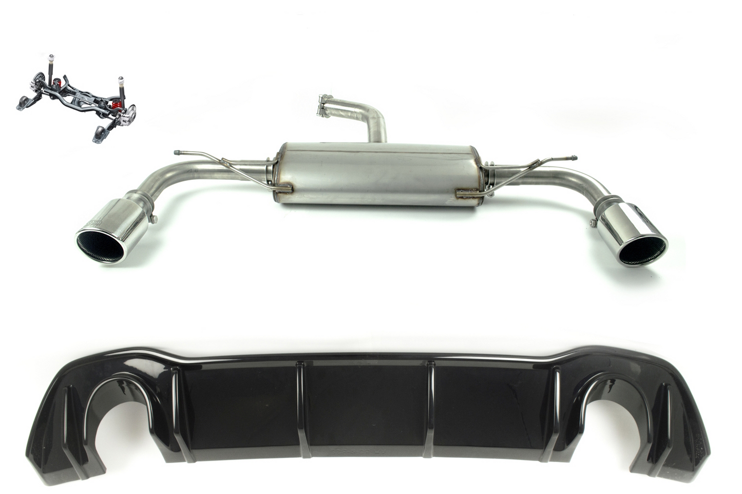 Escape Deportivo con Silenciador para VOLKSWAGEN GOLF VIII 2019 Hatchback