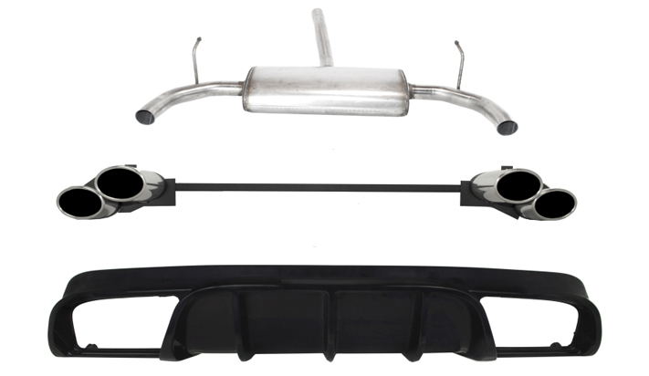 Escape Deportivo con Silenciador para ALFA ROMEO Giulietta 2010-2016