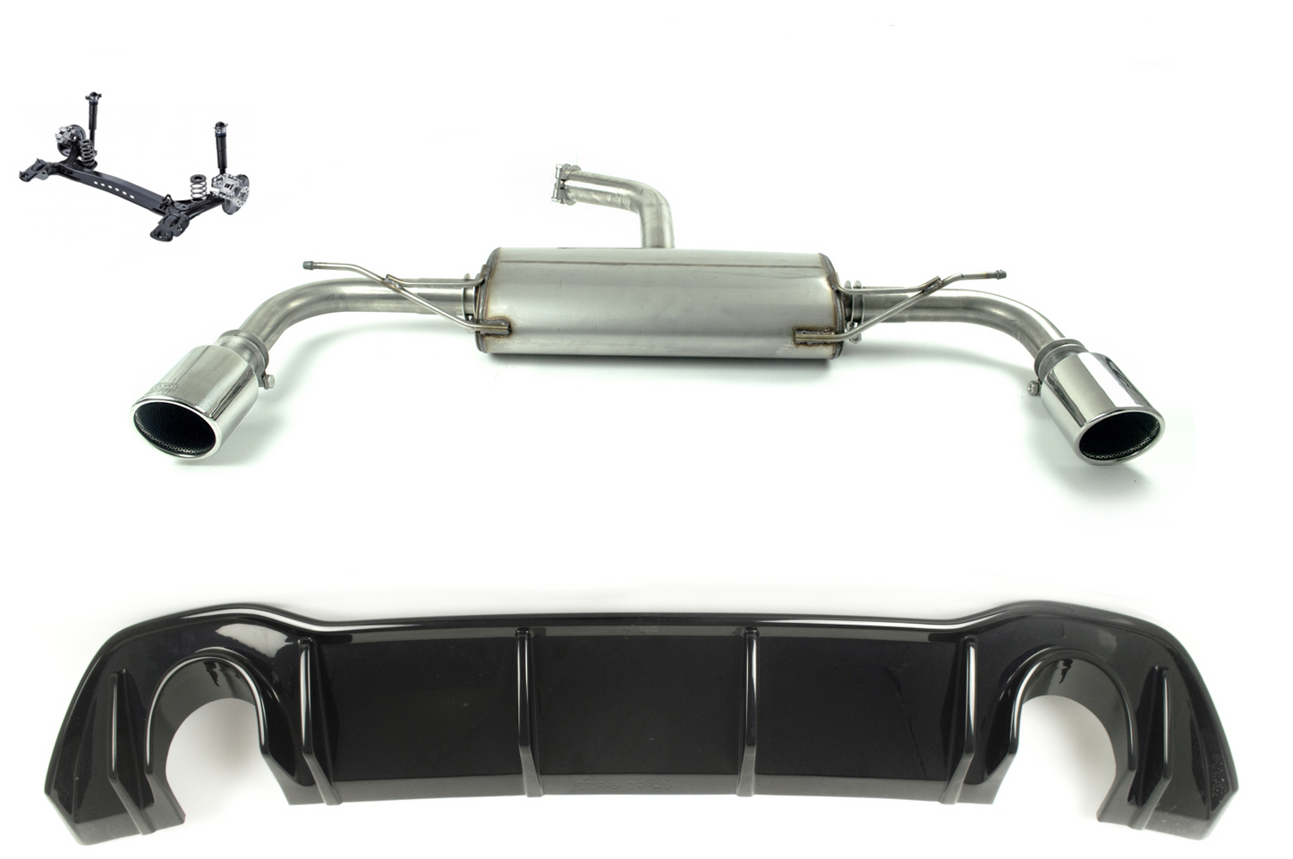 Escape Deportivo con Silenciador para VOLKSWAGEN GOLF VIII 2019 Hatchback