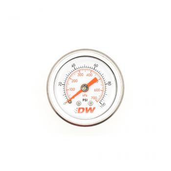 Manómetro de Presión de Combustible Deatschwerks 1/8 NPT, 0-100 PSI