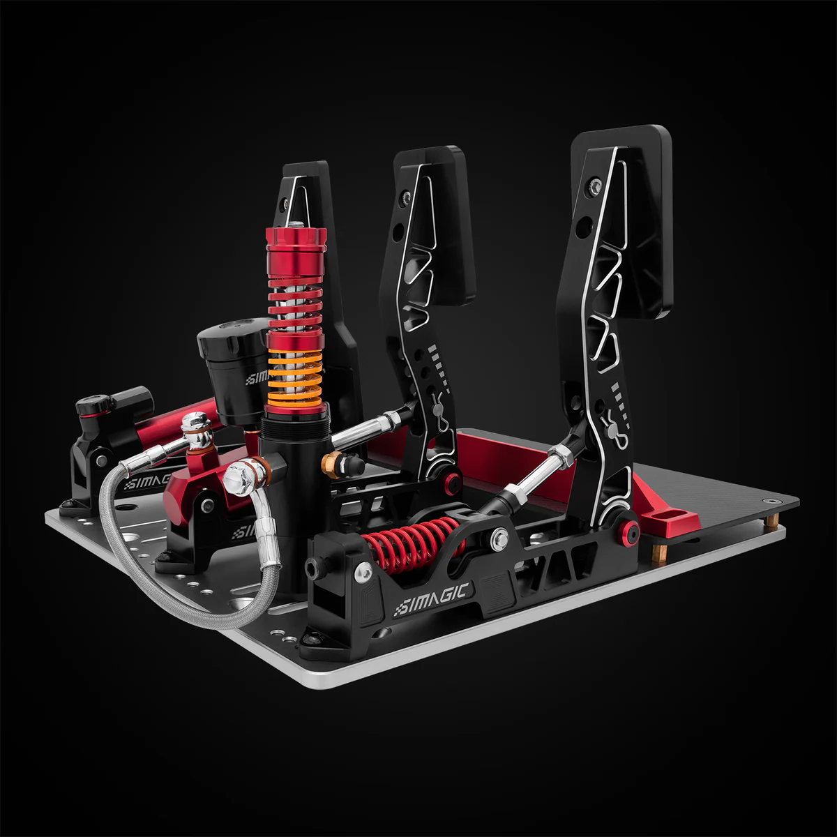 Pedales Hidráulicos Pedalbox P2000-S200R SIMAGIC Simracing - Imagen 4