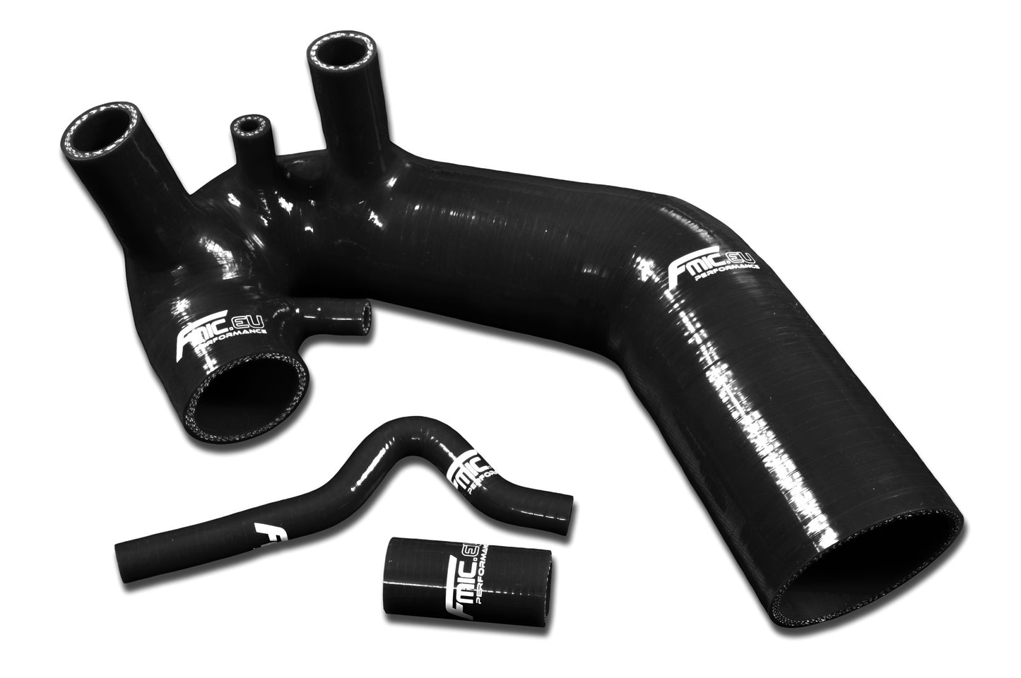 Kit de Manguitos de Admisión de Silicona FMIC.EU Audi A4 Passat B5 B6 1.8T 94-05 - Negro - Imagen 2