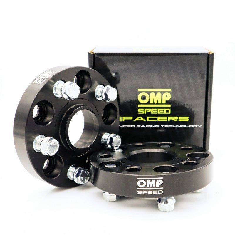 SEPARADORES OMP SPEED 5X112 57,1 25MM M14X1.5 NEGRO