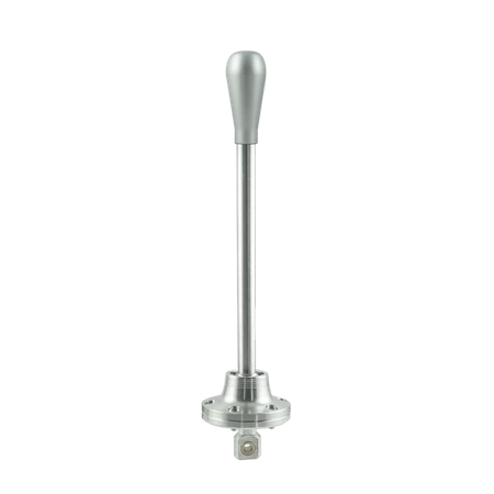 PMC SHORT SHIFTER BMW E46 / PALANCA LARGA PLATEADA (POMO LARGO BLANCO DE TEFLON)