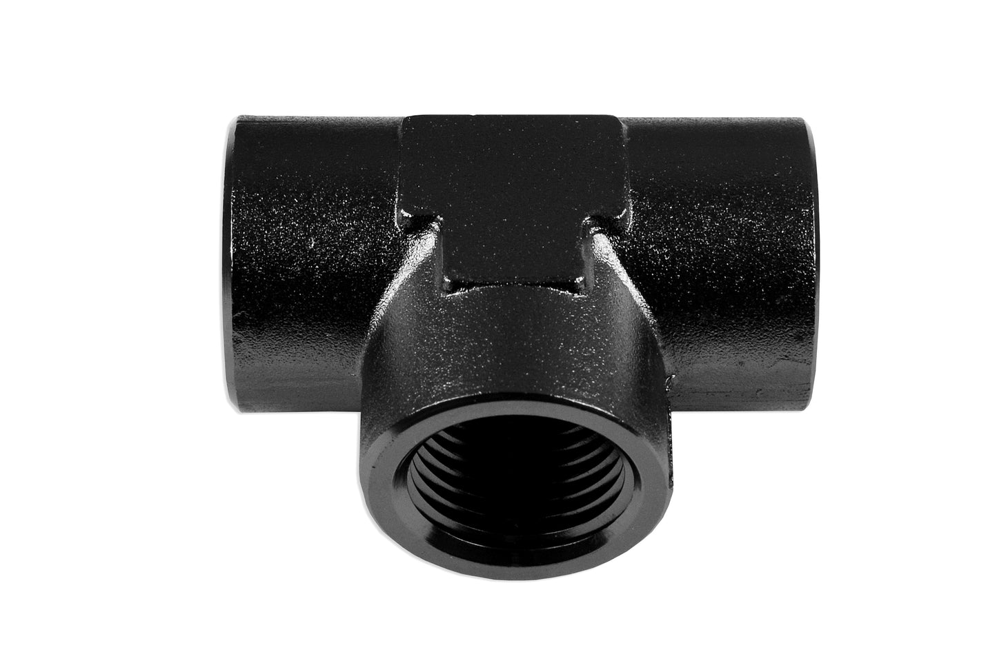 Tee Hembra/Hembra/Hembra 3/8 NPT Negro - Imagen 3