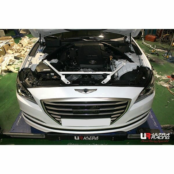 Barra de Torretas Delantera Ultra Racing Hyundai Genesis (DH) 3.8 V6 15-16 (4WD)