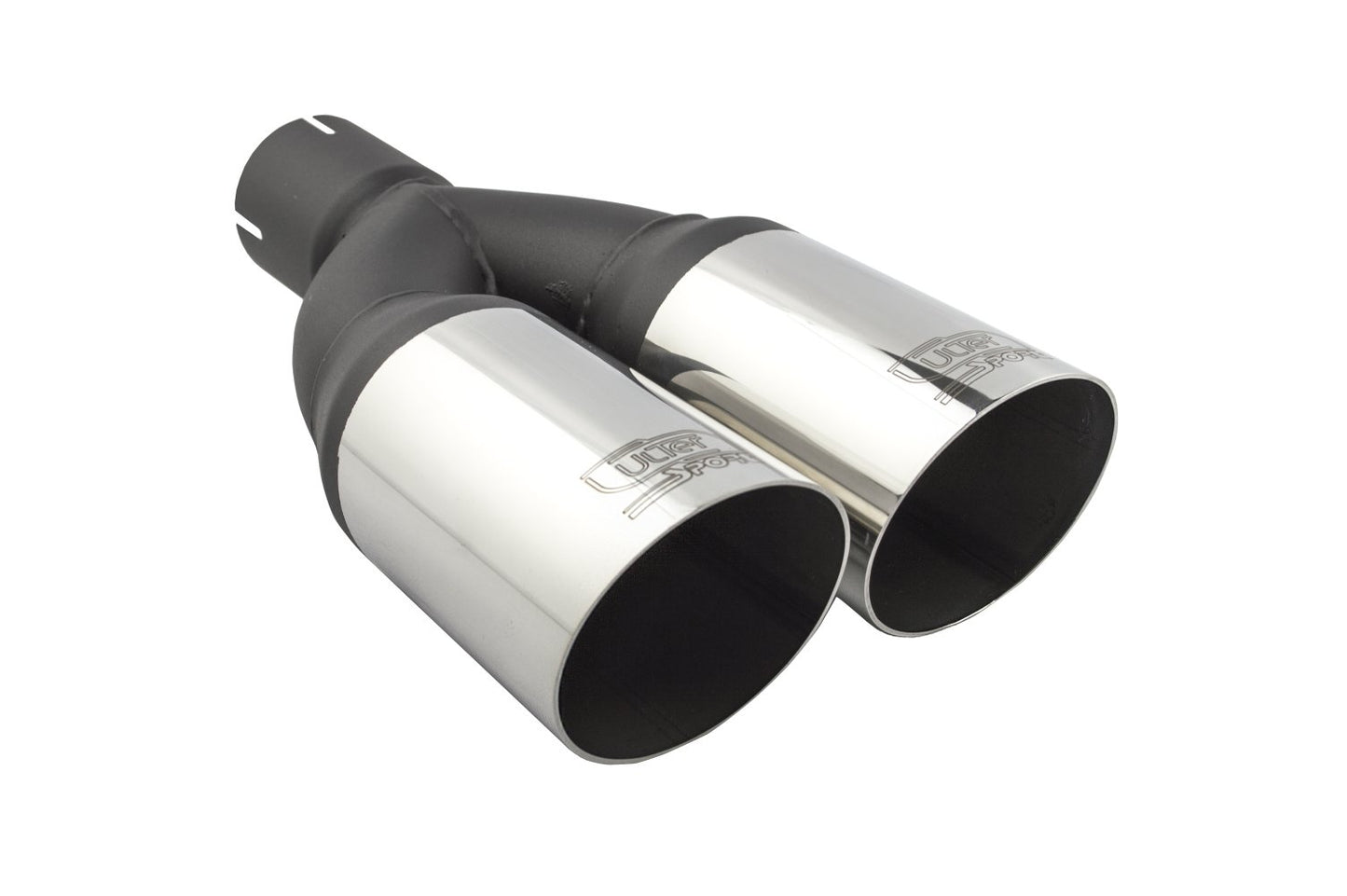 Cola de Escape Universal Redonda 76mm, 230mm, Montaje 60mm - Imagen 2