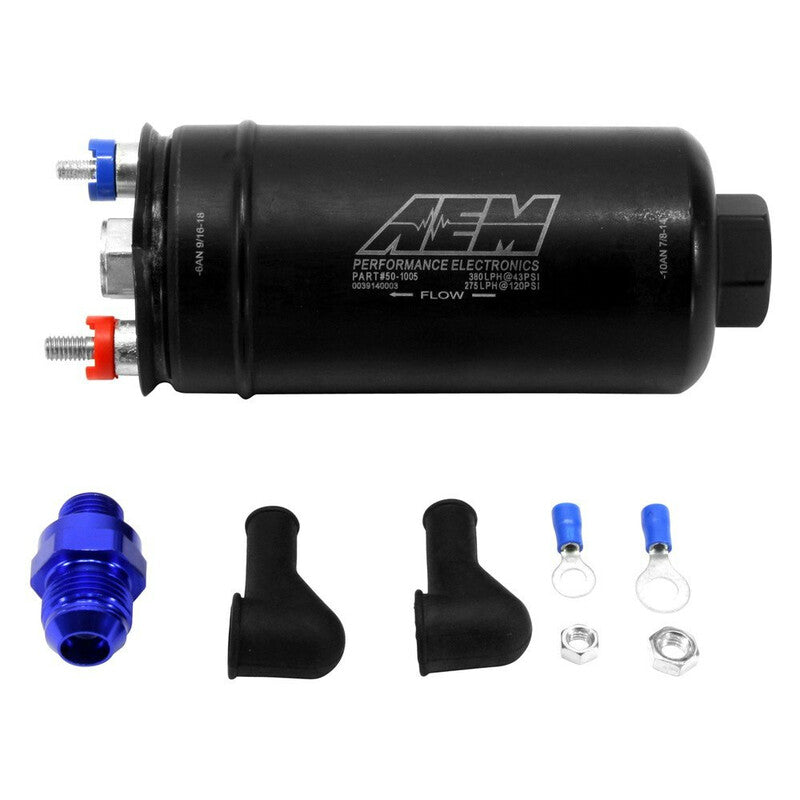 BOMBA GASOLINA AEM UNIVERSAL 400 LPH EFI ALTA POTENCIA