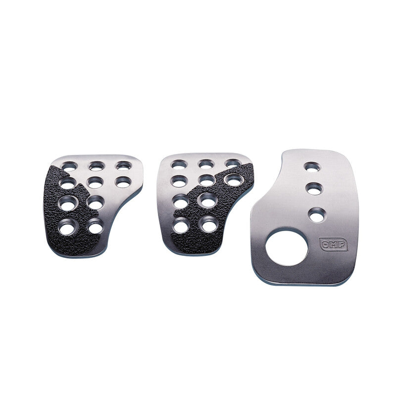 JUEGO DE PEDALES OMP RACING EN ALUMINIO