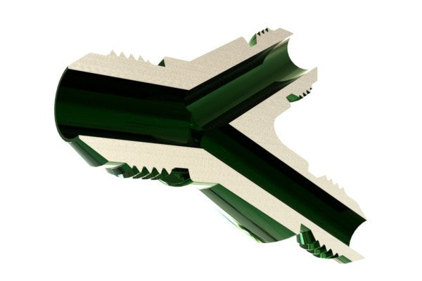 Adaptador En Y 6AN 6AN 6AN, Racores Radium Engineering - Imagen 2