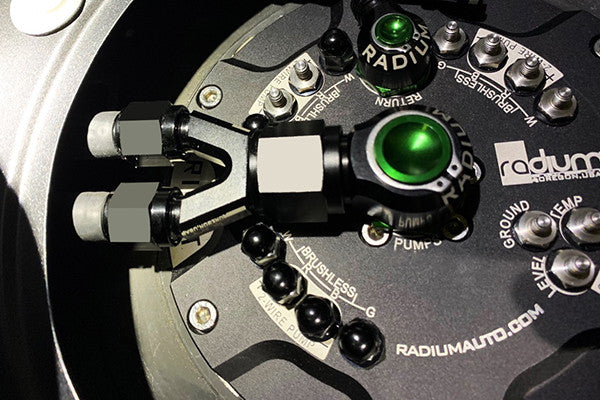 Adaptador en Y 6AN Macho 6AN Macho 10AN Hembra Radium Engineering - Imagen 2