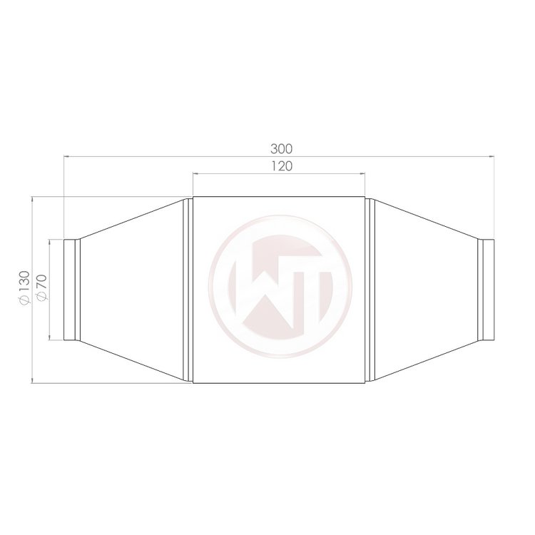 Catalizador Deportivo Wagner Tuning 200CPSI con Recubrimiento EU6 - Imagen 2