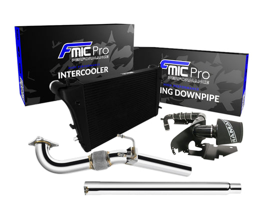 Kit de Potencia AUDI A3 S3 2.0 TFSI 8P FWD 2004-2013: Intercooler + Downpipe + Admisión