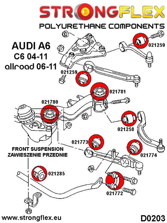 021780A: Silentblock Delantero del Subchasis - SPORT
