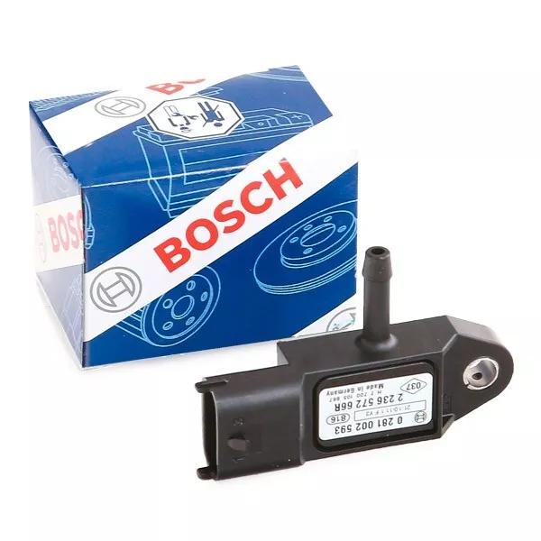 Sensor MAP BOSCH Presión Colector 0 281 002 593 Nissan Opel Dacia Renault Suzuki