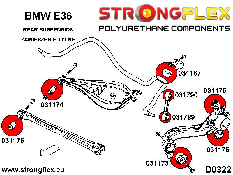 031167A: Silentblock Deportivo Trasero de Barra Estabilizadora - Imagen 2