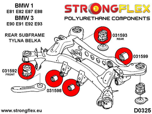 036216A: Kit de Silentblocks de Suspensión SPORT