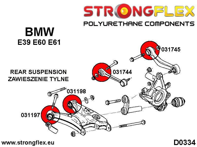 036233A: Kit Completo Silentblocks Suspensión E39 Sedán SPORT - Imagen 21