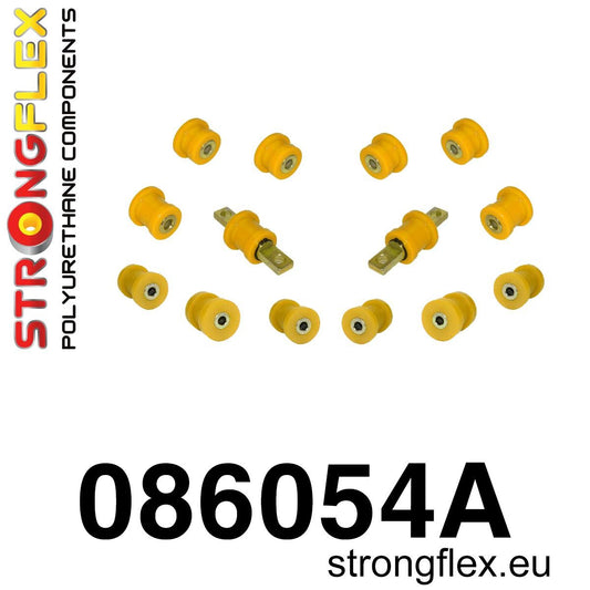 086054A: Kit de Silentblocks de Suspensión Trasera (Sin Montura Brazo Arrastre SPORT)