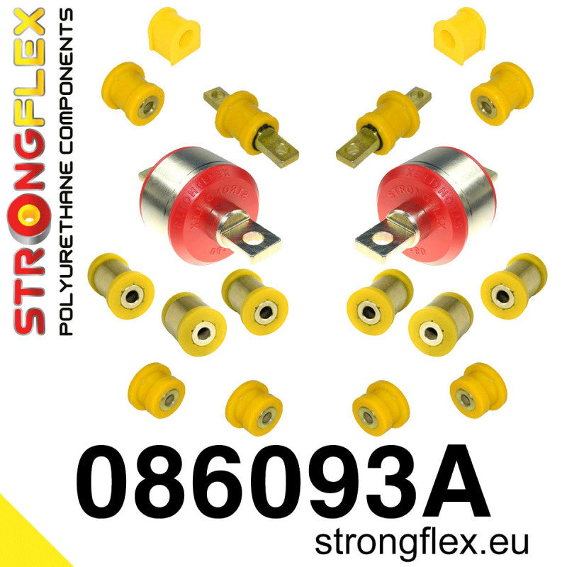 086093A: Kit Silentblocks Suspensión Trasera SPORT Honda Civic VI 95-00
