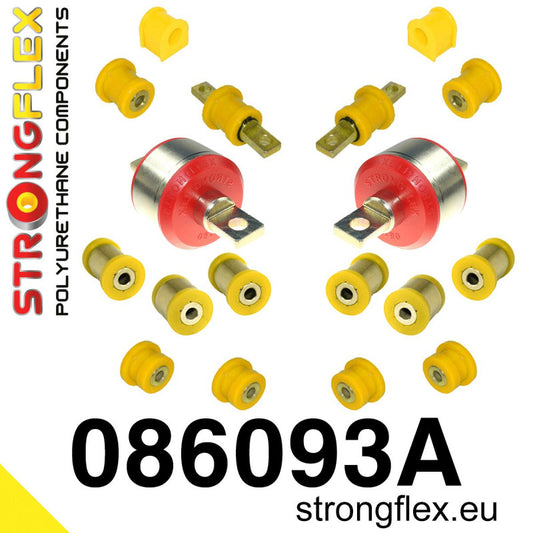086093A: Kit Silentblocks Suspensión Trasera SPORT Honda Civic VI 95-00