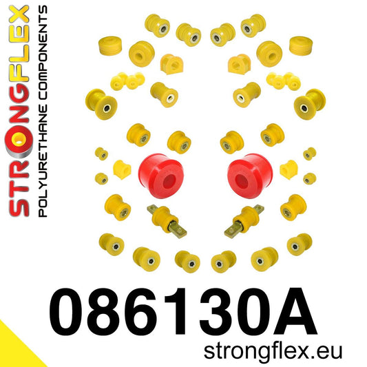 086130A: Kit Completo Silentblocks Suspensión Poliuretano SPORT