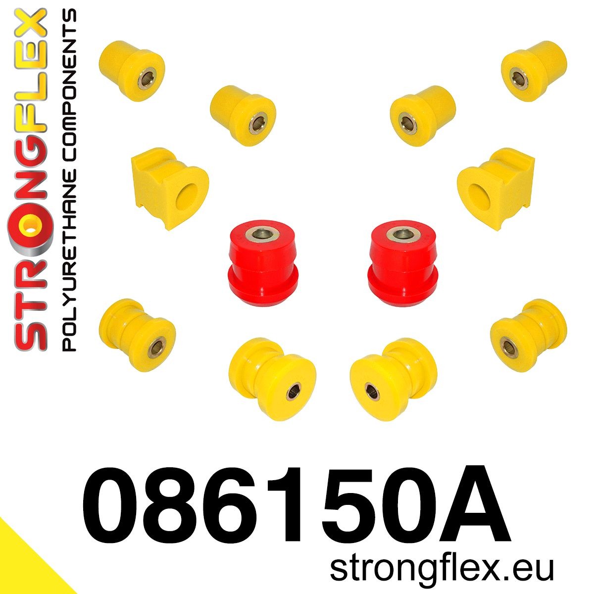 086150A: Kit silentblocks suspensión delantera SPORT AP1 AP2 - Imagen 3