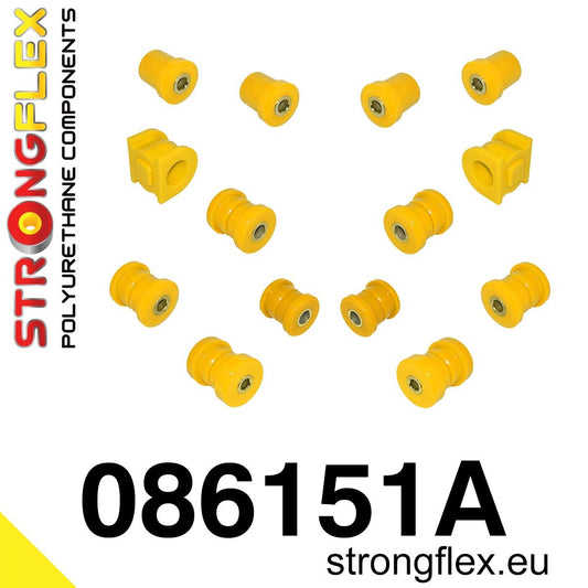 086151A: Kit Silentblocks Suspensión Trasera SPORT AP1