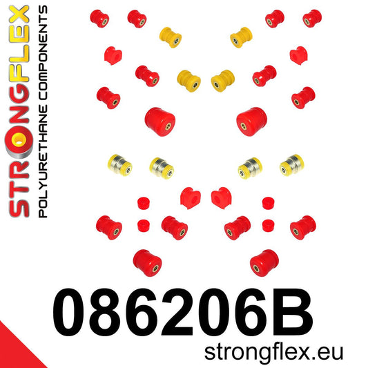 086206B: Kit de silentblocks de poliuretano para suspensión