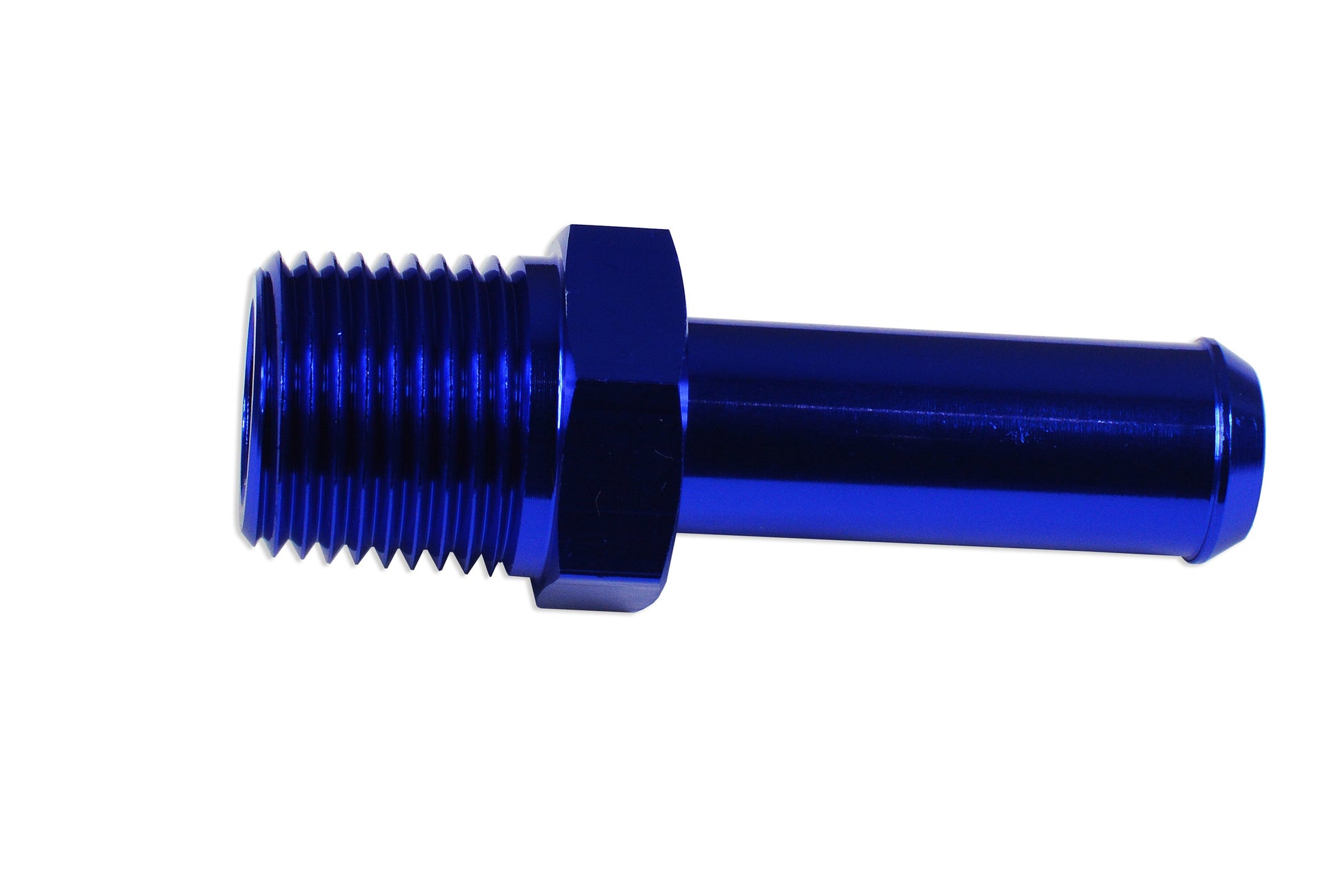 Adaptador de Combustible 1/2 NPT a Racor de Púas 15-16mm Azul