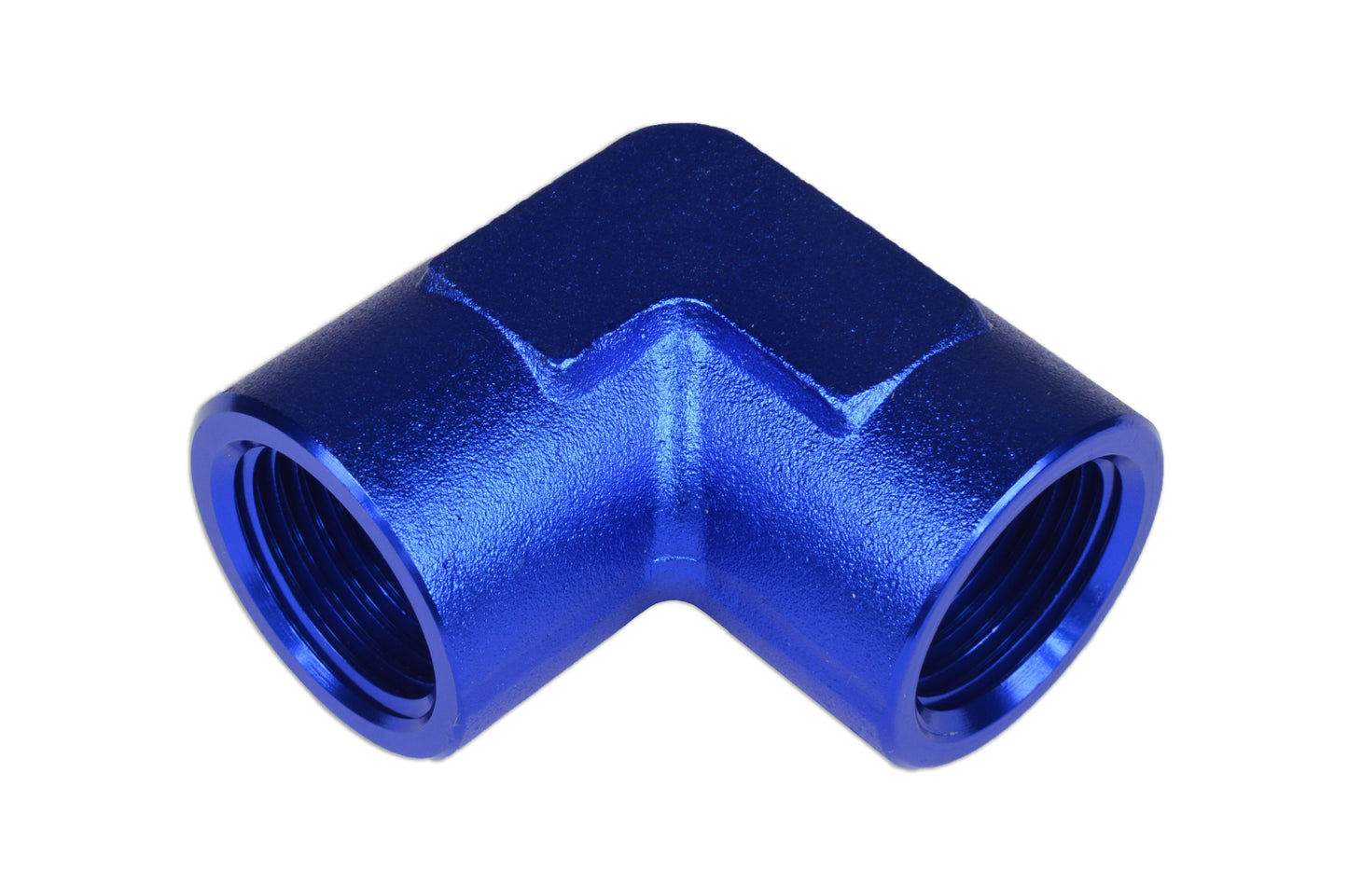 Adaptador 1/2 NPT 90º Hembra-Hembra para Manguera Azul - Imagen 2