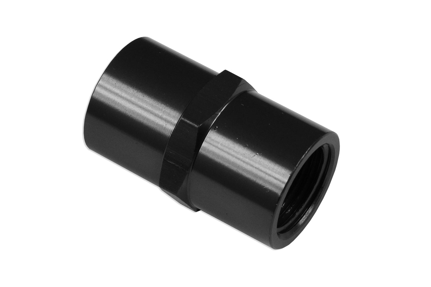 Adaptador Recto Hembra 1/4 NPT a 1/4 NPT, Racor de Manguera de Aceite, Negro