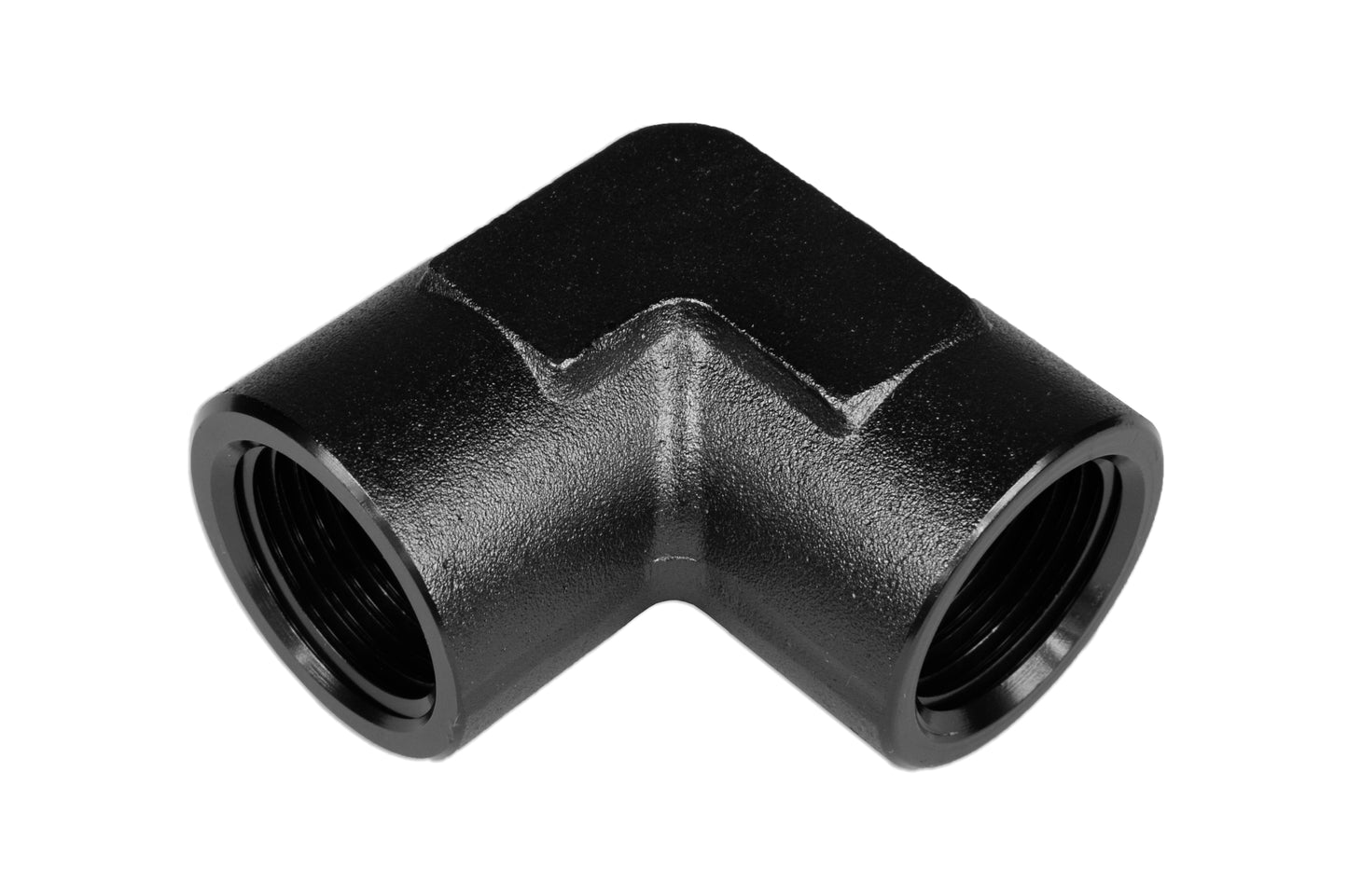 Adaptador 1/8 NPT 90° Hembra-Hembra, Racor de Manguera Negro - Imagen 7