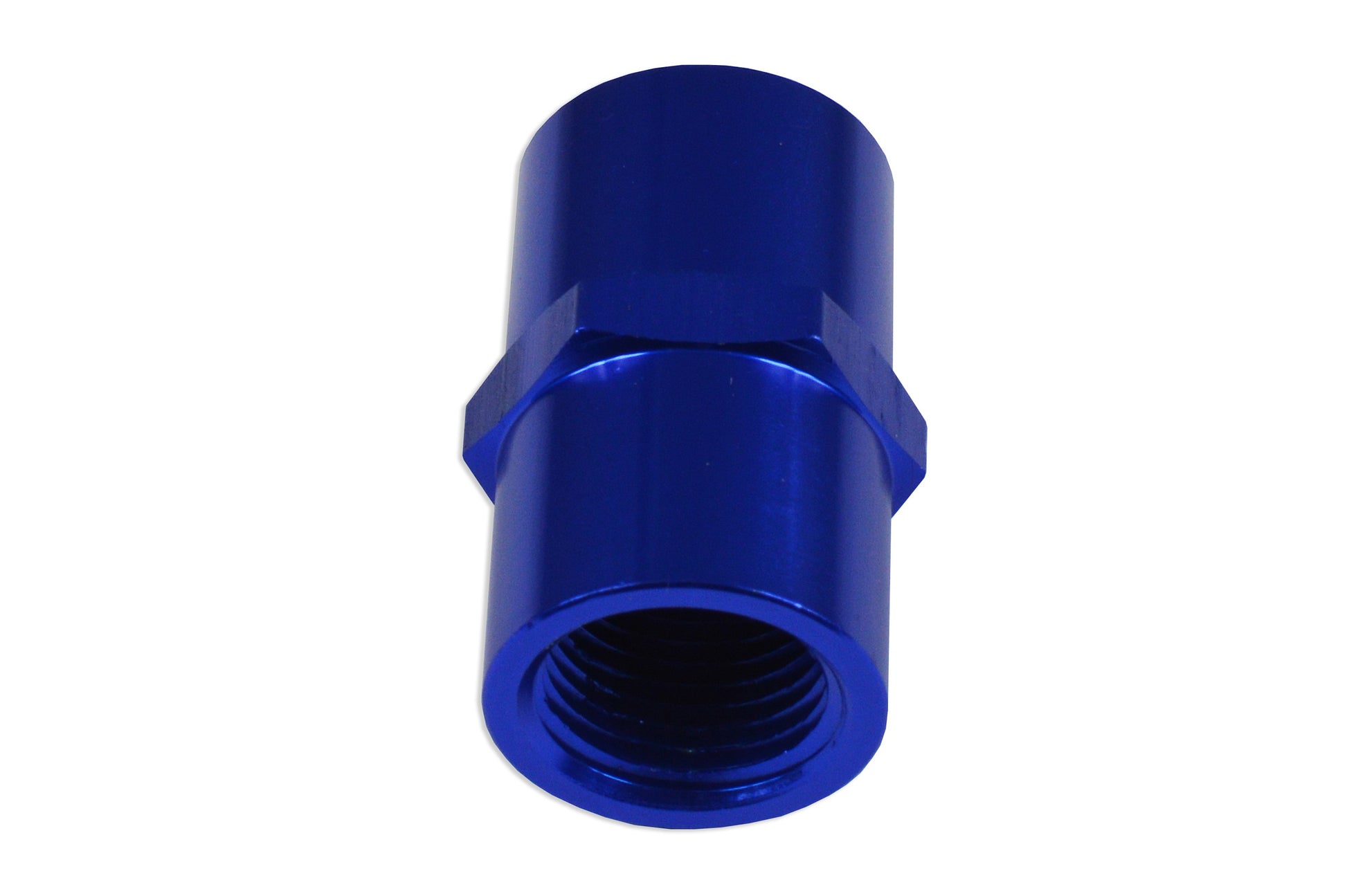 Adaptador Recto Hembra 1/8 NPT a 1/8 NPT, Racor de Manguera de Aceite, Azul - Imagen 2