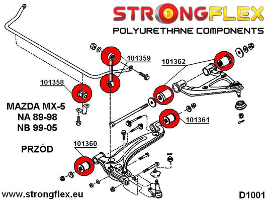 101358B: Silentblock Delantero Barra Estabilizadora
