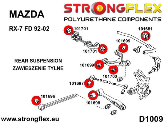 101699A: Silentblock Interior Reforzado del Brazo Superior Trasero