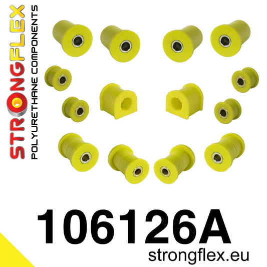 106126A: Kit silentblocks poliuretano suspensión delantera SPORT
