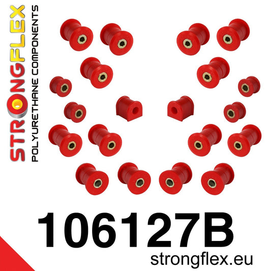 106127B: Kit de silentblocks de poliuretano para suspensión trasera