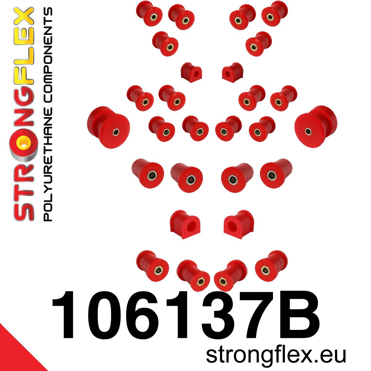 106137B: Kit Completo de Silentblocks de Poliuretano para Suspensión - Imagen 5