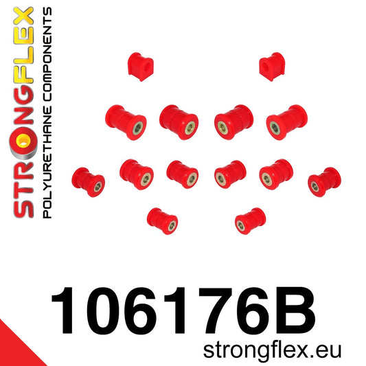 106176B: Kit de silentblocks, suspensión trasera
